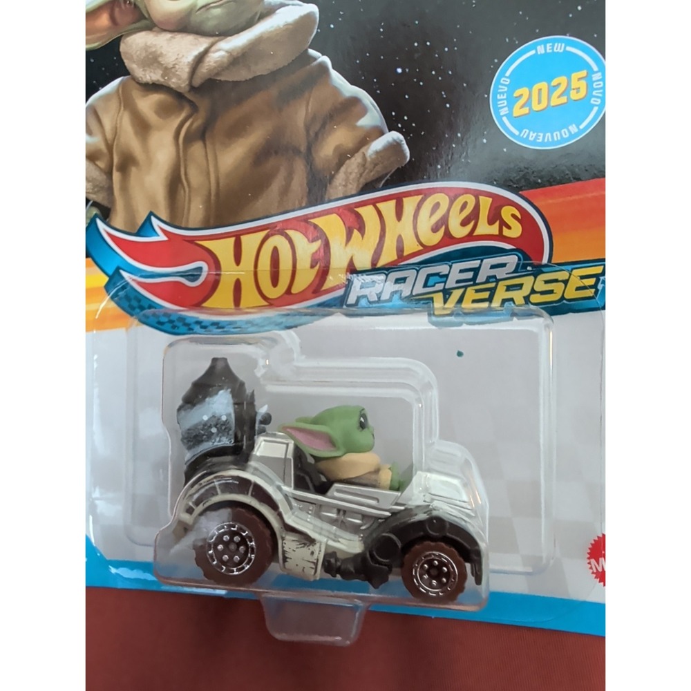 2025 Hot Wheels Racer Verse GROGU/THE MANDALORIAN New Rare Hard to Find